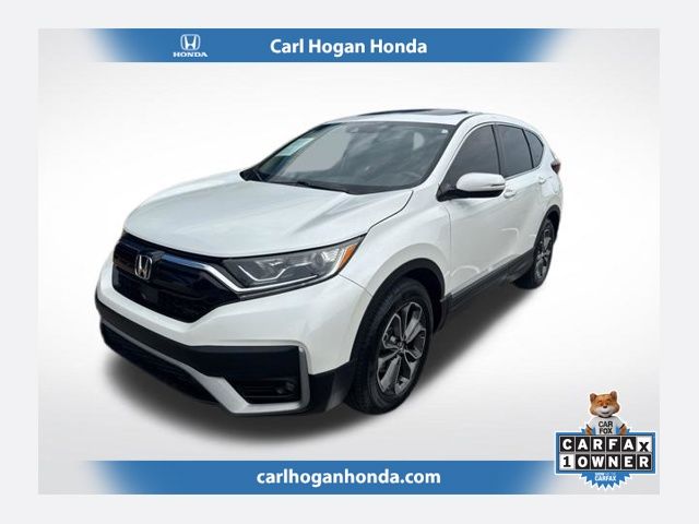 Platinum White Pearl 2021 Honda CR-V SUV / Crossover Front-Wheel Drive Continuously Variable Transmission