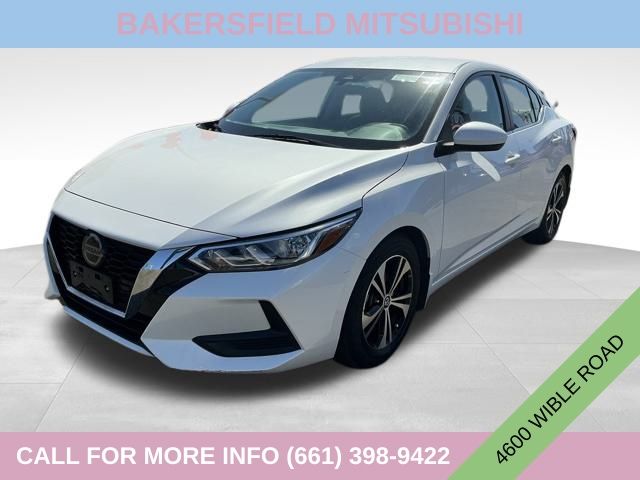 Aspen White Tricoat 2023 Nissan Sentra SV FWD Sedan Front-Wheel Drive Continuously Variable Transmission