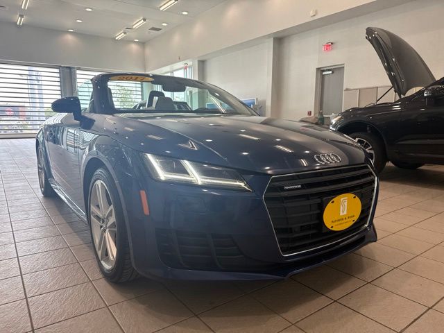 Scuba Blue Metallic/Black Roof 2017 Audi TT Convertible All-Wheel Drive 6-Speed Automatic