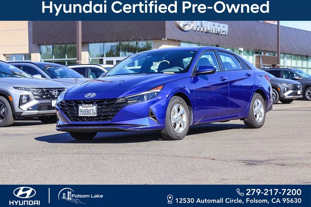 Intense Blue 2023 Hyundai Elantra Sedan Front-Wheel Drive Continuously Variable Transmission