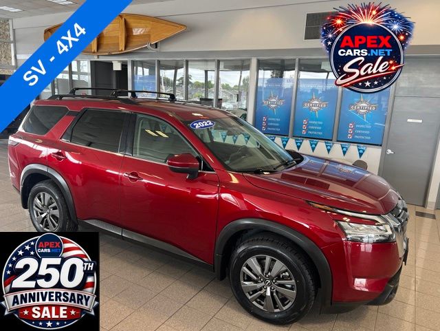 Red (Scarlet Ember Tintcoat) 2022 Nissan Pathfinder SV 4WD SUV / Crossover All-Wheel Drive 9-Speed Automatic