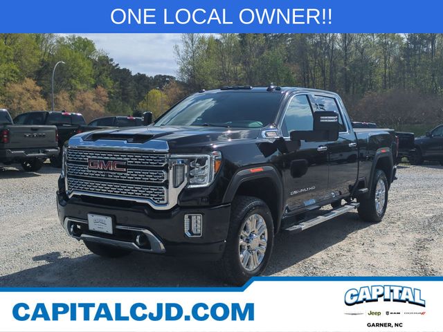 Onyx Black 2023 GMC Sierra 2500HD Denali Crew Cab 4WD Pickup Truck Four-Wheel Drive Automatic
