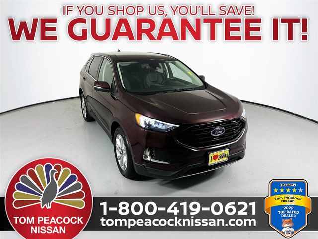 Red (Burgundy) 2024 Ford Edge SUV / Crossover All-Wheel Drive 8-Speed Automatic