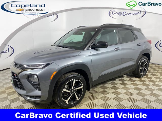 Gray (Satin Steel Metallic) 2021 Chevrolet Trailblazer RS AWD SUV / Crossover Four-Wheel Drive 9-Speed Automatic