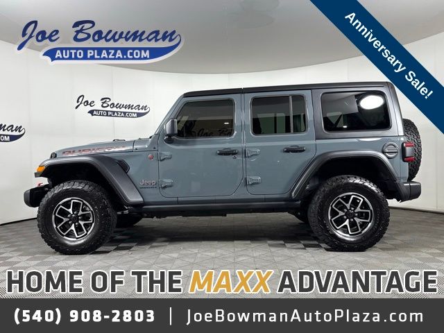 Anvil Clear Coat 2025 Jeep Wrangler Rubicon 4-Door 4WD SUV / Crossover Four-Wheel Drive 8-Speed Automatic