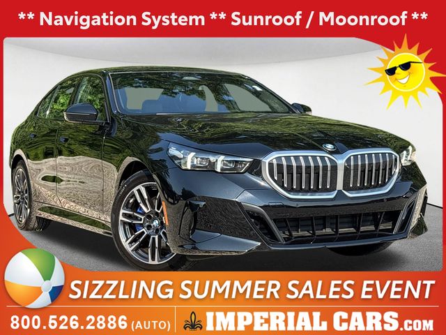 Black Sapphire Metallic 2026 BMW 5 Series Sedan All-Wheel Drive 8-Speed Automatic