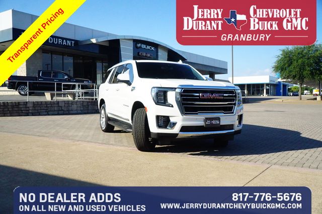 Summit White 2022 GMC Yukon SUV / Crossover Four-Wheel Drive 