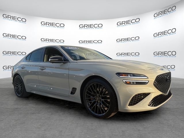 Vatna Gray 2026 Genesis G70 3.3T Prestige Graphite RWD Sedan Rear-Wheel Drive 8-Speed Automatic