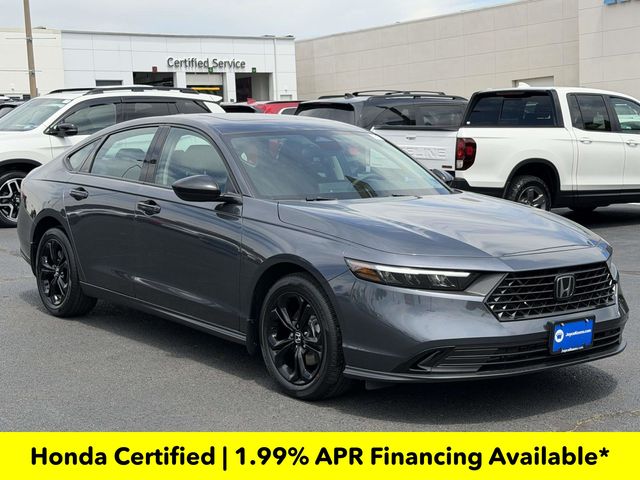 Meteorite Gray Metallic 2025 Honda Accord Sedan Front-Wheel Drive Continuously Variable Transmission