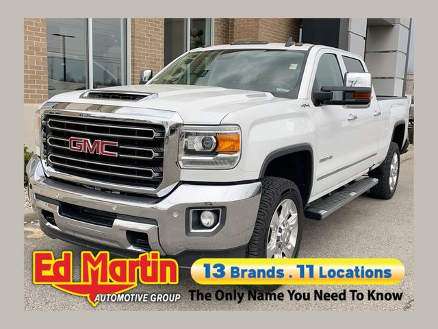 Summit White 2018 GMC Sierra 2500HD SLT Crew Cab SB 4WD Pickup Truck Four-Wheel Drive 6-Speed Automatic