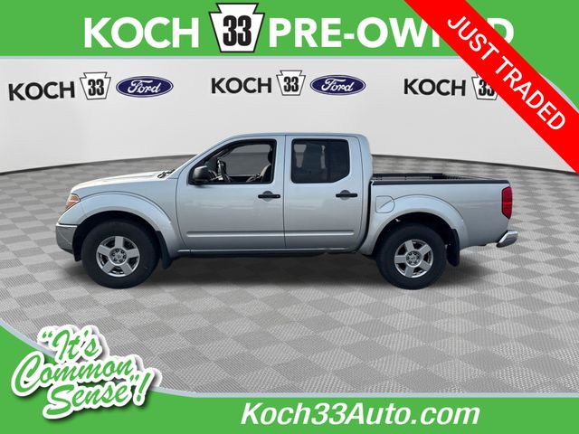 Radiant Silver 2007 Nissan Frontier Pickup Truck Four-Wheel Drive 5-Speed Automatic Overdrive