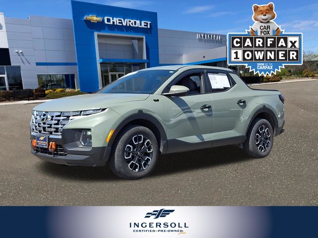 Sage Gray 2024 Hyundai Santa Cruz SEL Crew Cab AWD Pickup Truck All-Wheel Drive 8-Speed Automatic