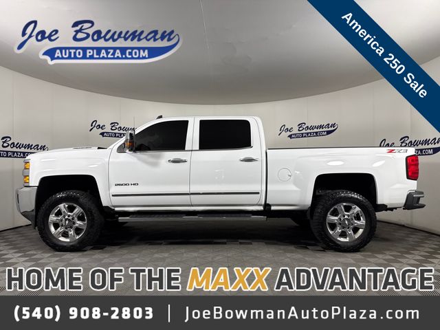 Summit White 2019 Chevrolet Silverado 2500HD Pickup Truck Four-Wheel Drive 6-Speed Automatic
