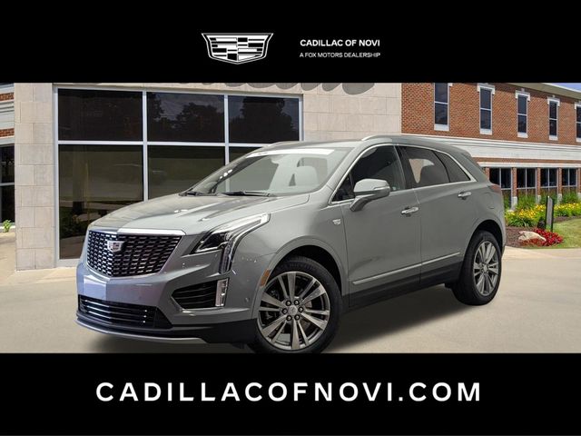 Argent Silver Metallic 2024 Cadillac XT5 Premium Luxury AWD SUV / Crossover Four-Wheel Drive 9-Speed Automatic