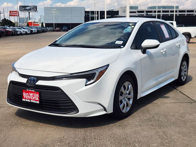 2024 Toyota Corolla Hybrid LE White at Toyota of Victoria