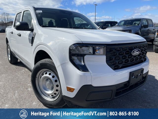 Oxford White 2025 Ford Maverick XL SuperCrew FWD Pickup Truck Front-Wheel Drive Continuously Variable Transmission