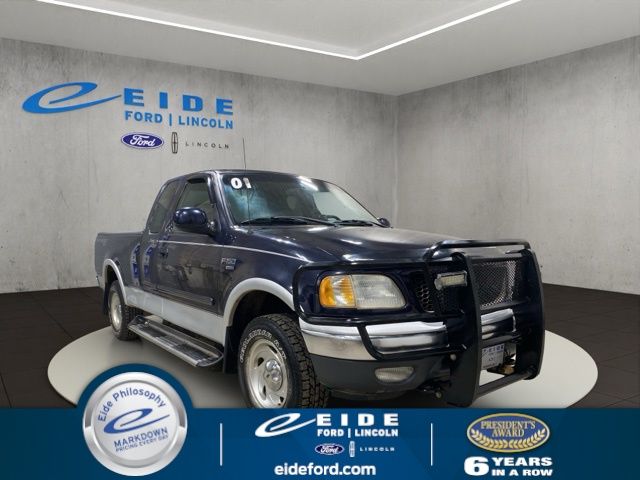 2001 Ford F-150 Azul (Deep Wedgewood Blue Clearcoat Metallic) Camioneta Todo terreno 4 velocidades Automática marcha alta