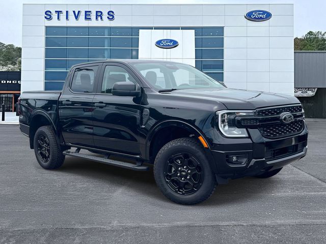 Shadow Black 2025 Ford Ranger Pickup Truck Four-Wheel Drive Automatic