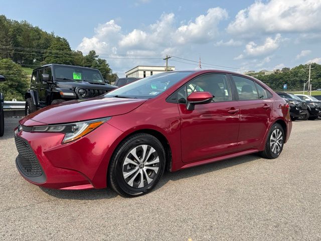 Pearl 2022 Toyota Corolla Hybrid Sedan Front-Wheel Drive Continuously Variable Transmission