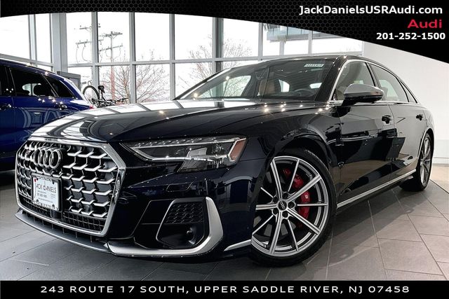 Firmament Blue Metallic 2025 Audi S8 4.0T quattro Sedan All-Wheel Drive 8-Speed Automatic