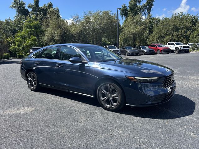 Canyon River Blue Metallic 2023 Honda Accord Sedan Front-Wheel Drive Continuously Variable Transmission
