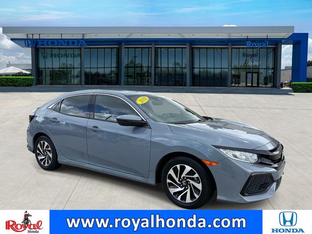 Sonic Gray Pearl 2019 Honda Civic Hatchback LX FWD Hatchback Front-Wheel Drive Continuously Variable Transmission