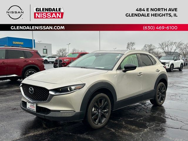 Gray (Platinum Quartz Metallic) 2022 Mazda CX-30 2.5 Turbo AWD SUV / Crossover All-Wheel Drive 6-Speed Automatic