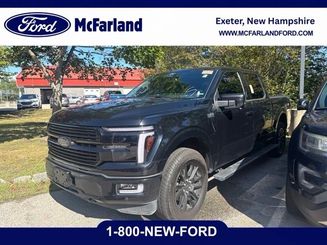 Black 2024 Ford F-150 Pickup Truck Four-Wheel Drive Automatic