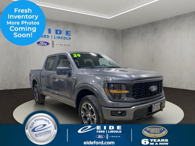 Carbonized Gray Metallic 2024 Ford F-150 Pickup Truck Four-Wheel Drive Automatic