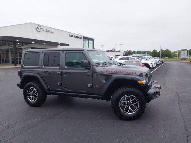 Gray (Granite Crystal Metallic Clearcoat) 2025 Jeep Wrangler Rubicon 4-Door 4WD SUV / Crossover Four-Wheel Drive 8-Speed Automatic