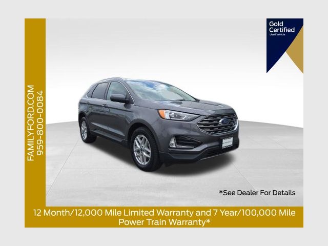 Gray Metallic 2022 Ford Edge SEL AWD SUV / Crossover All-Wheel Drive 8-Speed Automatic