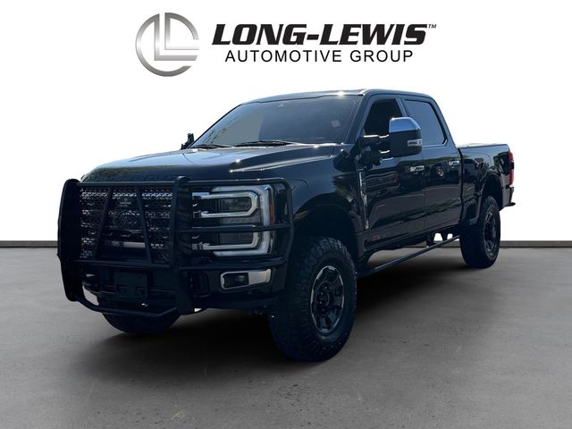 Black Metallic 2024 Ford F-250 Super Duty Platinum Crew Cab 4WD Pickup Truck Four-Wheel Drive Automatic