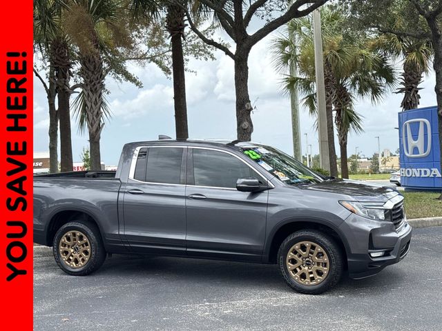 Sonic Gray Pearl 2023 Honda Ridgeline Pickup Truck All-Wheel Drive 9-Speed Automatic