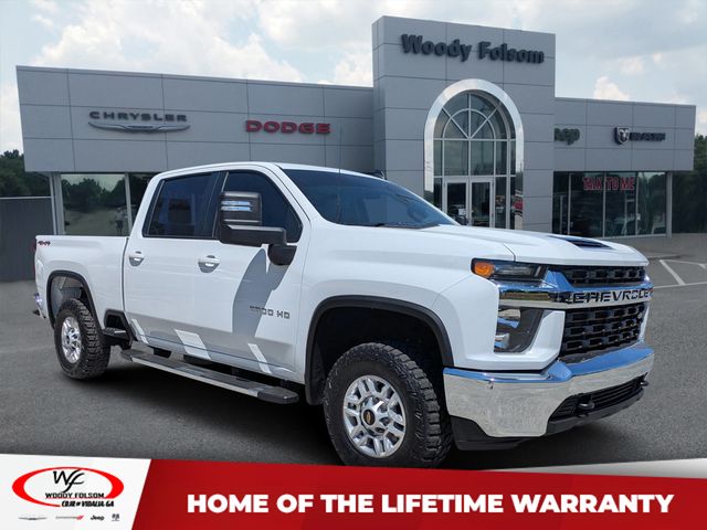 Summit White 2023 Chevrolet Silverado 2500HD LT Crew Cab 4WD Pickup Truck Four-Wheel Drive Automatic
