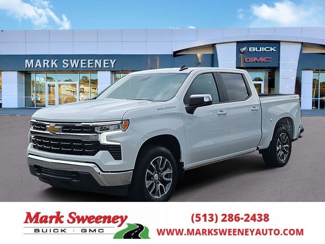 Summit White 2025 Chevrolet Silverado 1500 Pickup Truck Four-Wheel Drive 8-Speed Automatic
