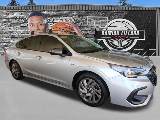Ice Silver Metallic 2023 Subaru Legacy Sedan All-Wheel Drive Continuously Variable Transmission