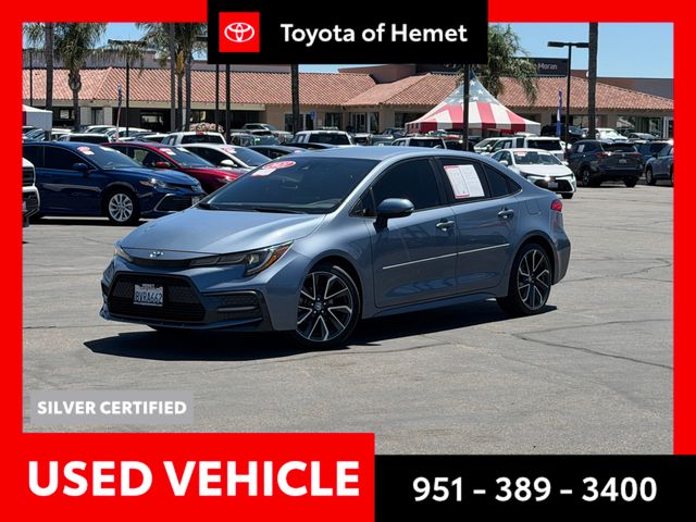Celestite 2021 Toyota Corolla Sedan Front-Wheel Drive Continuously Variable Transmission