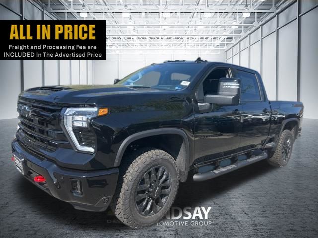 Black 2026 Chevrolet Silverado 3500HD LTZ Crew Cab 4WD Pickup Truck Four-Wheel Drive Automatic