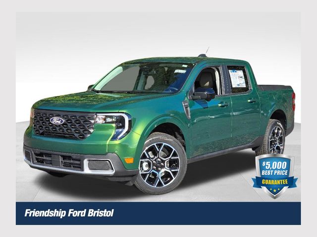 Green 2025 Ford Maverick Lariat SuperCrew AWD Pickup Truck All-Wheel Drive 8-Speed Automatic