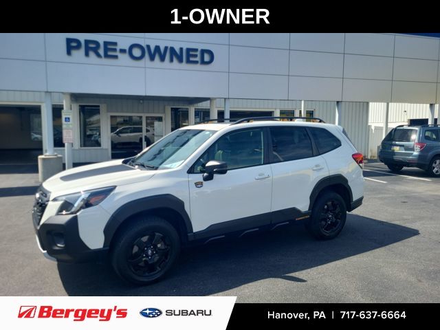 Crystal White Pearl 2022 Subaru Forester Wilderness Crossover AWD SUV / Crossover All-Wheel Drive Continuously Variable Transmission