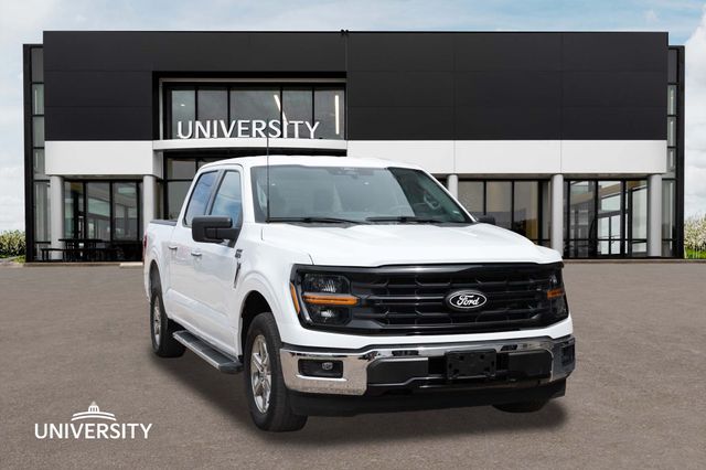 Oxford White 2025 Ford F-150 XLT SuperCrew RWD Pickup Truck 4X2 Automatic