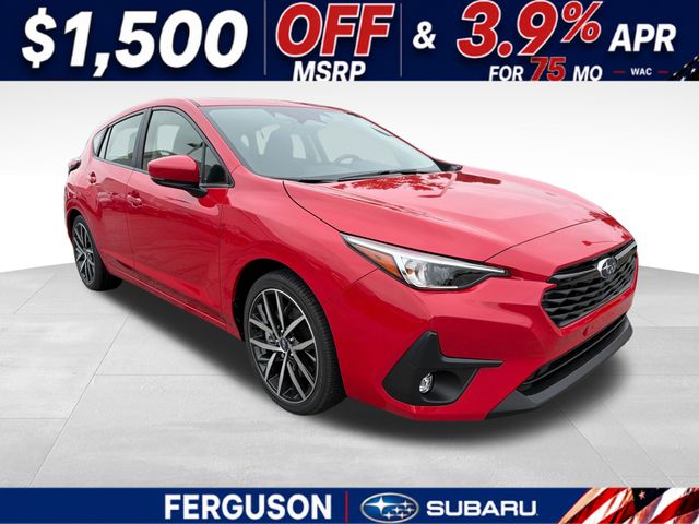 Pure Red 2026 Subaru Impreza Wagon All-Wheel Drive Continuously Variable Transmission