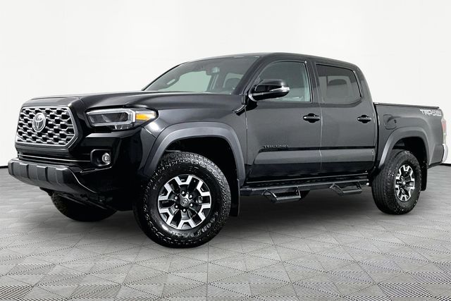 Black 2023 Toyota Tacoma TRD Off Road Double Cab 4WD Pickup Truck Four-Wheel Drive 6-Speed Automatic
