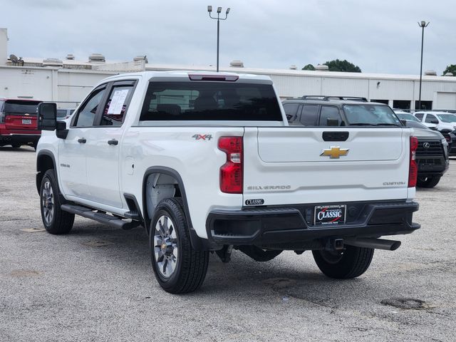 2024 Chevrolet Silverado 2500HD Custom White at Classic Elite Chevrolet Sugar Land