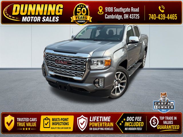 Gray (Satin Steel Metallic) 2022 GMC Canyon Pickup Truck Four-Wheel Drive 8-Speed Automatic