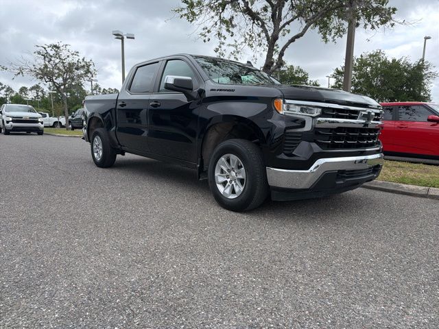 Black 2023 Chevrolet Silverado 1500 LT Crew Cab 4WD Pickup Truck Four-Wheel Drive Automatic