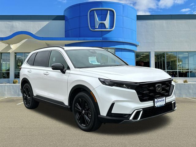 White 2025 Honda CR-V Hybrid Sport Touring AWD SUV / Crossover All-Wheel Drive Continuously Variable Transmission