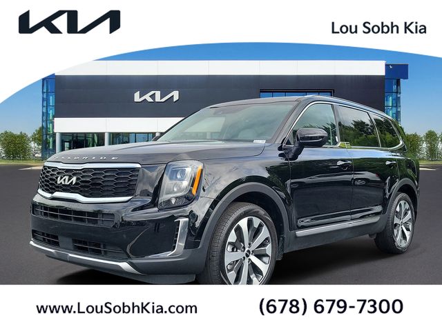 Ebony Black 2022 Kia Telluride EX FWD SUV / Crossover Front-Wheel Drive 8-Speed Automatic