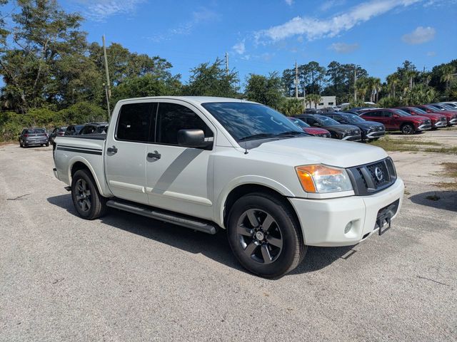 White (Blizzard Pearl) 2012 Nissan Titan Pickup Truck 4X2 5-Speed Automatic