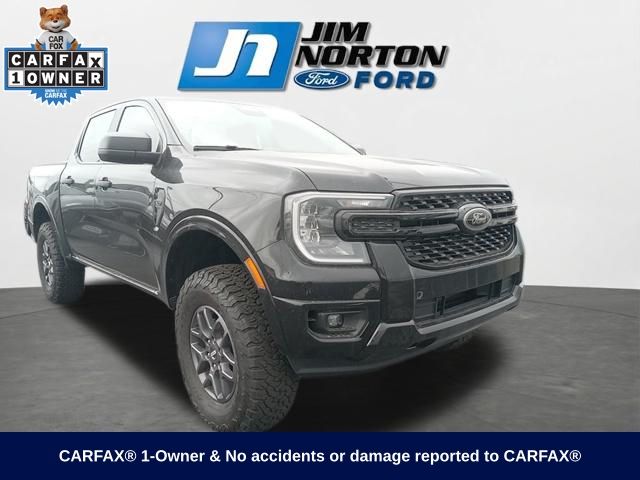 Shadow Black 2025 Ford Ranger Pickup Truck Four-Wheel Drive Automatic